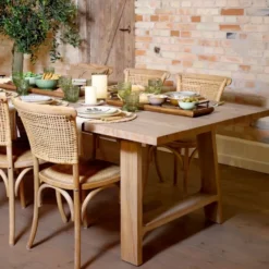 Chic Antique Esstisch aus Recyclingholz | Französischer Landhausstil Vintage