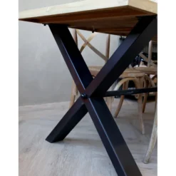 Chic Antique Esstisch Marseille mit Fischgrätenmuster