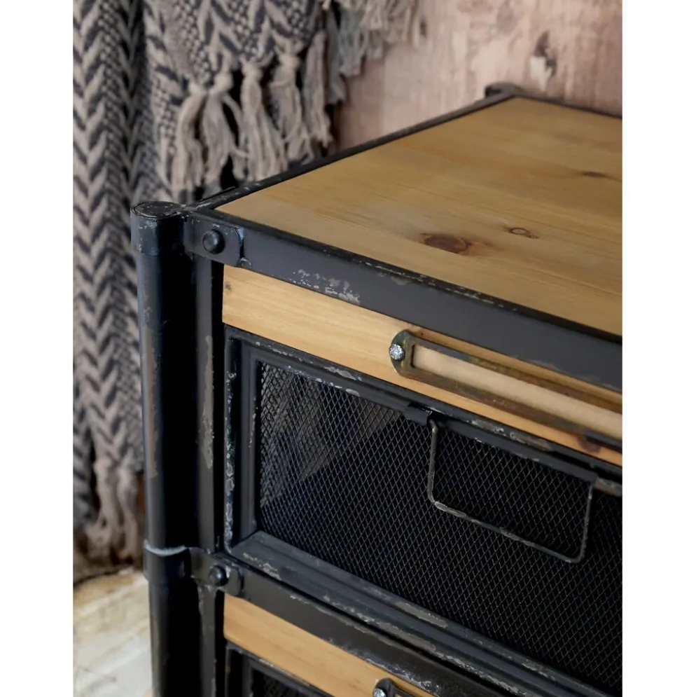 Chic Antique Factory Kommode, Industrial Design