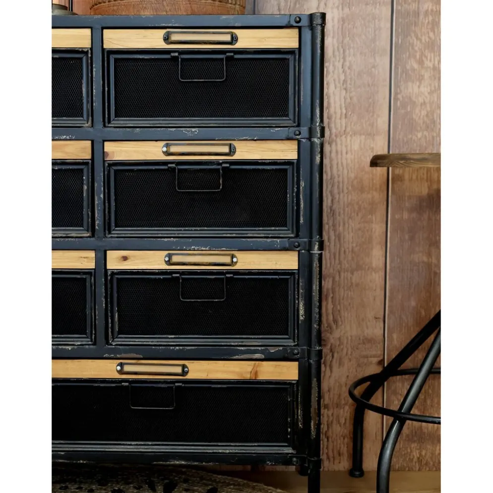 Chic Antique Factory Kommode, Industrial Design