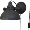 Chic Antique Factory Wandlampe schwarz