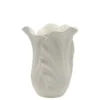 Chic Antique Fayence Blumentopf mit Blätter