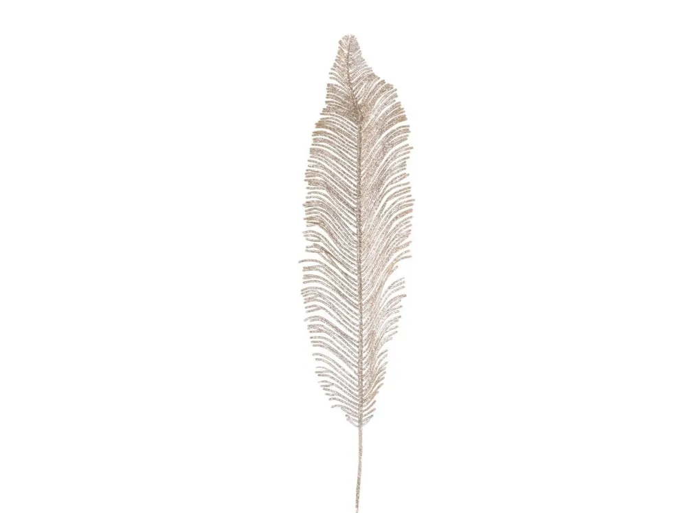 Chic Antique Feder mit Glitzer