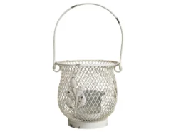 Chic Antique Fil De Fer Hurricane Windlicht mit Henkel
