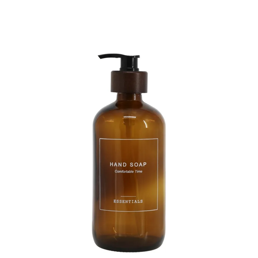 Chic Antique Flasche mit Pumpe mit Hand Soap Aufschrift