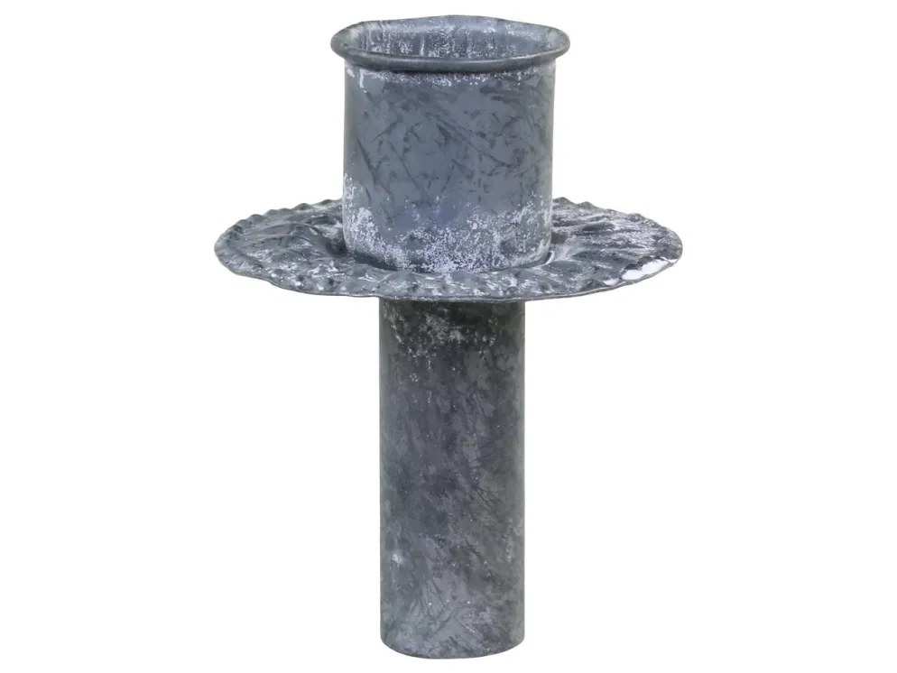 Chic Antique Flaschenaufsatz Kerzenhalter mit dekorativem Rand