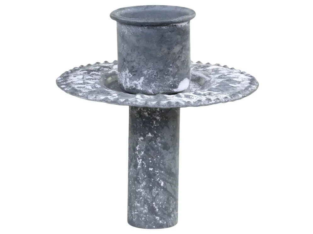 Chic Antique Flaschenaufsatz Kerzenhalter mit dekorativem Rand