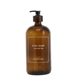 Chic Antique Flasche, Spender mit Pumpe mit Dish Soap Aufschrift