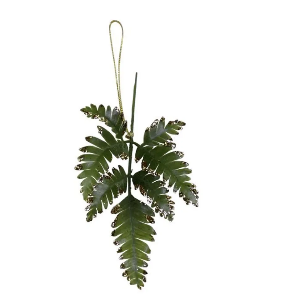 Chic Antique Fleur Blatt mit Glitzer