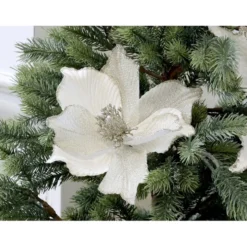 Chic Antique Fleur Blume mit Clips, Tannenbaumschmuck