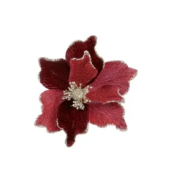 Chic Antique Fleur Blume mit Clips, Tannenbaumschmuck