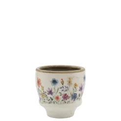 Chic Antique Fleurville Übertopf – Vintage Keramik Blumentopf