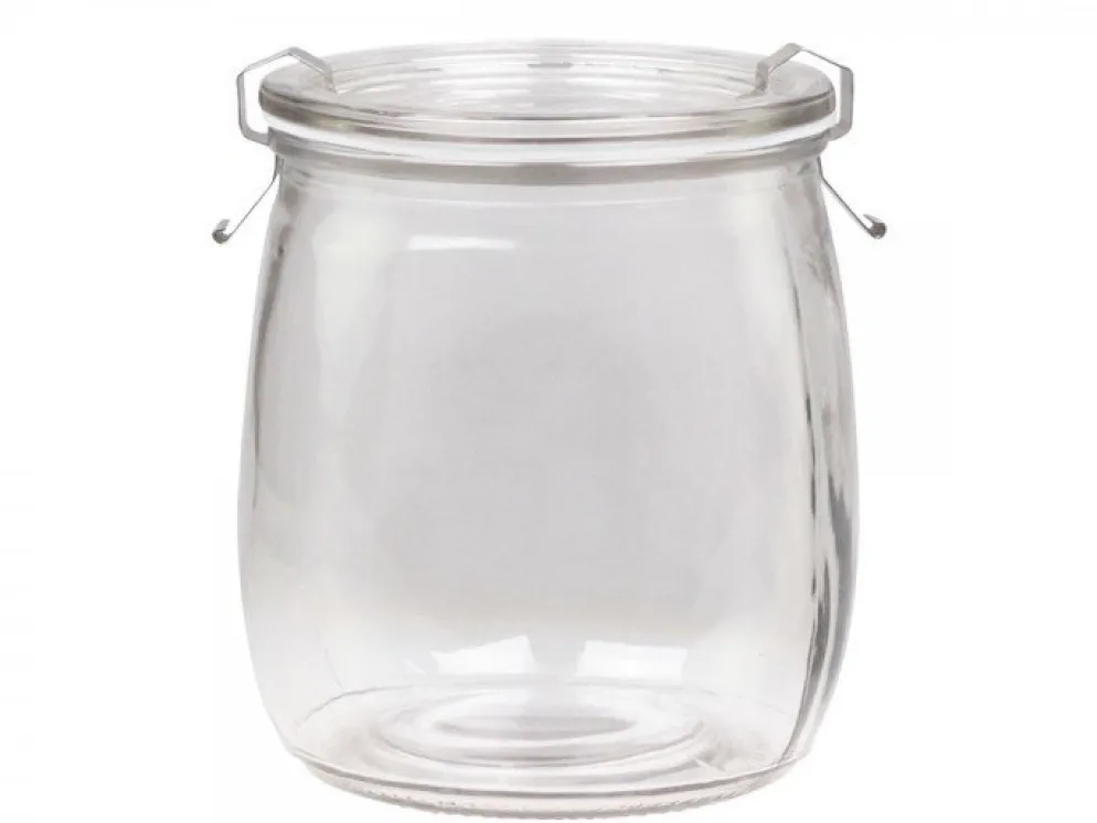 Chic Antique Französisches Einmachglas bauchig