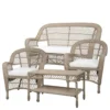 Chic Antique Garten Lounge Geflochten - Landhausstil