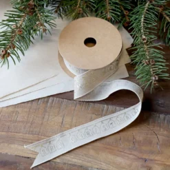 Chic Antique Geschenkband mit Merry Christmas