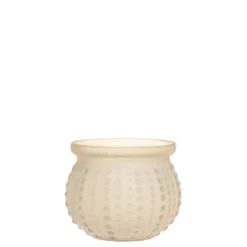 Chic Antique Glas Teelichthalter mit Muster