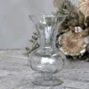 Chic Antique Glasvase auf Fuß
