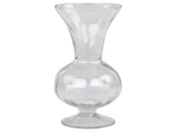 Chic Antique Glasvase auf Fuß