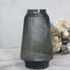Chic Antique Glasvase mit Rillen