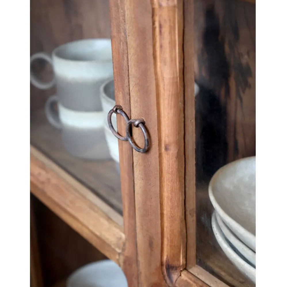 Chic Antique Grimaud Display Cabinet, Vitrinenschrank halbhoch