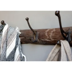 Chic Antique Grimaud Garderobe, Kleiderhakenbrett mit 3 Haken
