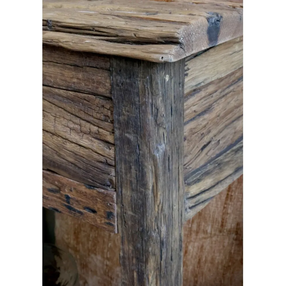 Chic Antique Grimaud Konsolentisch aus Recyclingholz mit 2 Schubladen