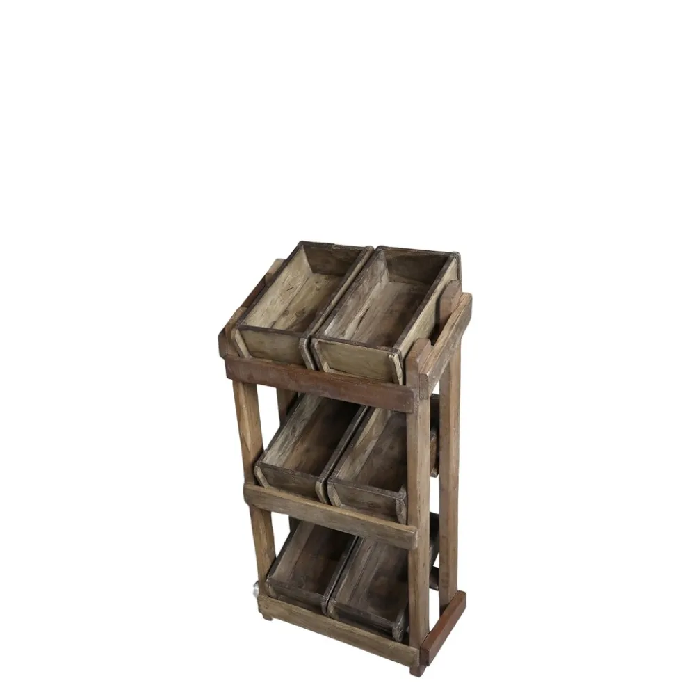 Chic Antique Grimaud Regal mit 6 Backsteinformen