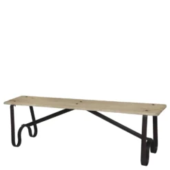 Chic Antique Grimaud Sitzbank mit Beinen aus Eisen