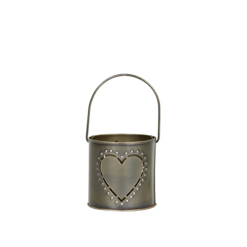 Chic Antique Hurricane Windlicht mit Dekor