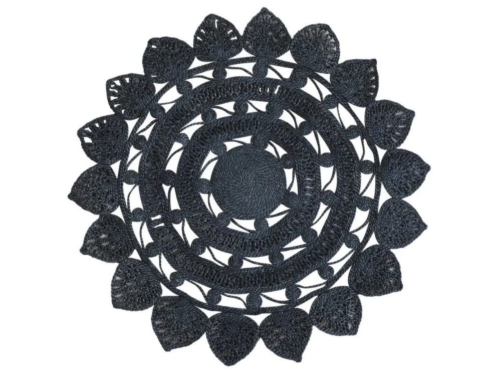 Chic Antique Jute Teppich mit Muster