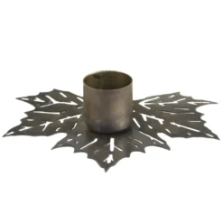 Chic Antique Kerzenständer Blatt für Mini Stabkerze