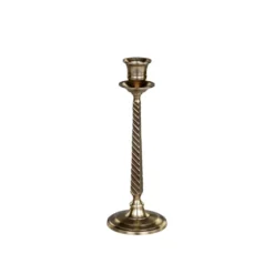 Chic Antique Kerzenständer für Stabkerze antique messing