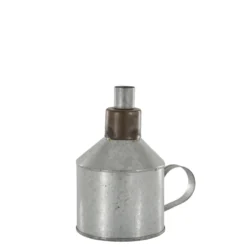 Chic Antique Kerzenständer für Stabkerzen, mit Henkel, Zink