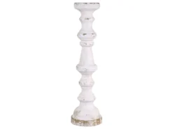 Chic Antique Kerzenständer für Stumpenkerzen aus Holz
