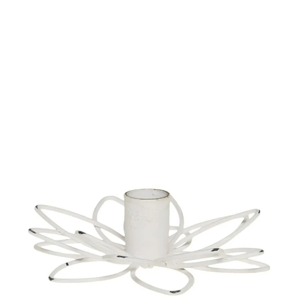 Chic Antique Kerzenständer in Blumenform