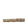 Chic Antique Kerzentablett mit Dekor 4er-Set