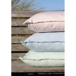 Chic Antique Kissenbezug Aix mit Vintage Streifenmuster, 50x35 cm