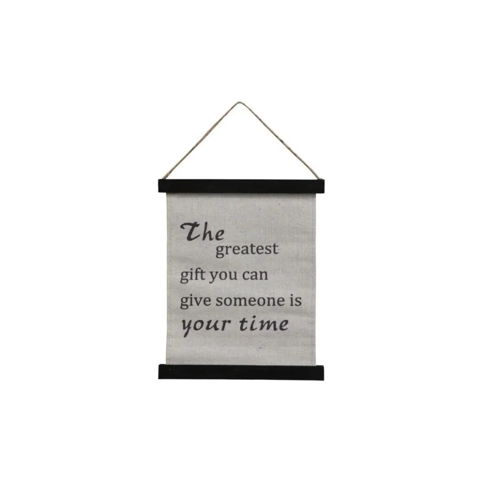 Chic Antique Kleine Leinwand mit Text zum Aufhängen