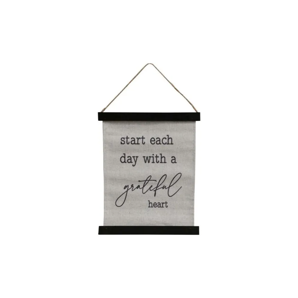 Chic Antique Kleine Leinwand mit Text zum Aufhängen