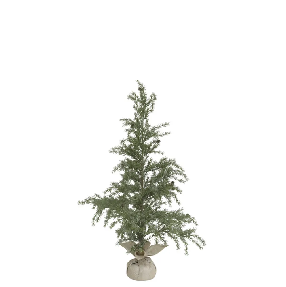 Chic Antique Künstlicher Tannenbaum mit Zapfen & Schnee