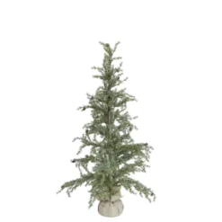 Chic Antique Künstlicher Tannenbaum mit Zapfen & Schnee