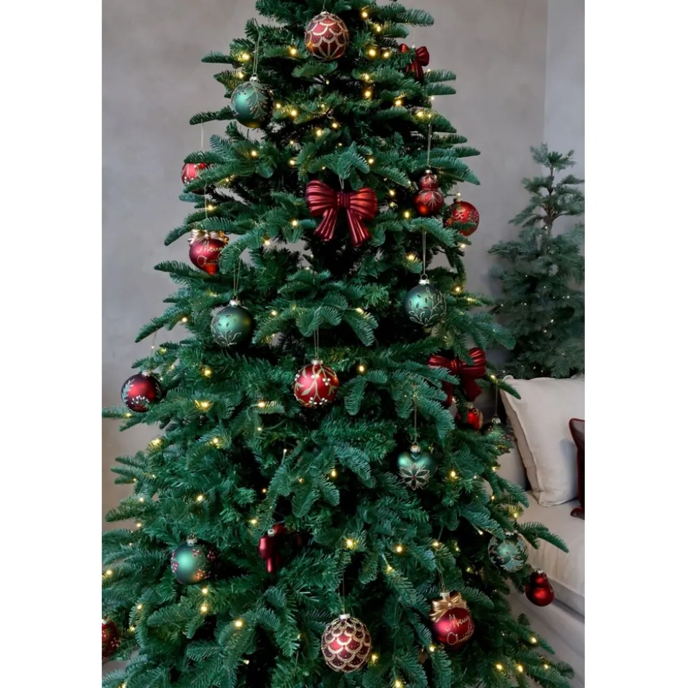 Chic Antique Künstlicher Weihnachtsbaum mit 400 LEDs 210 cm