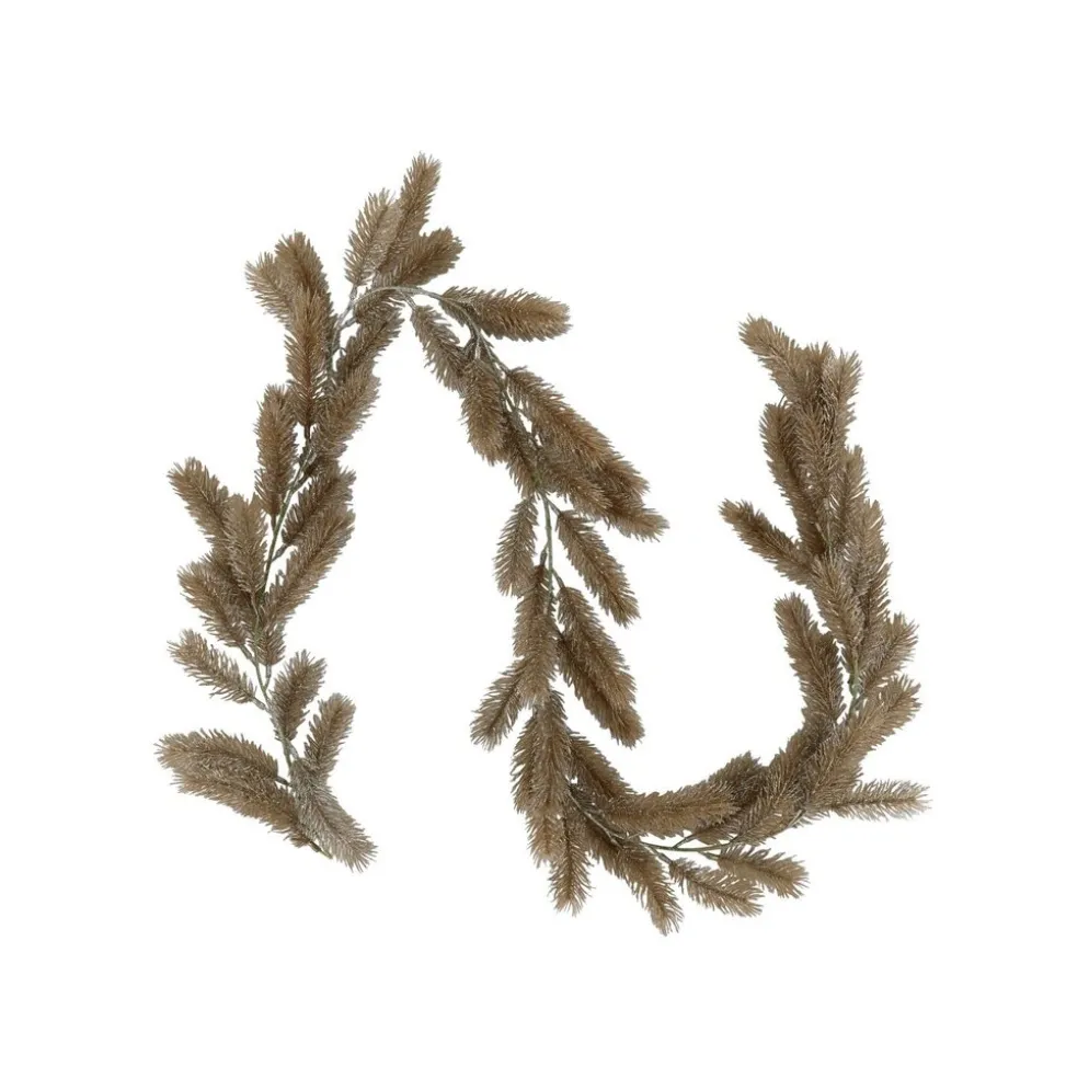 Chic Antique Künstliche Tannen Ranke aus Zweigen mit Glitzer