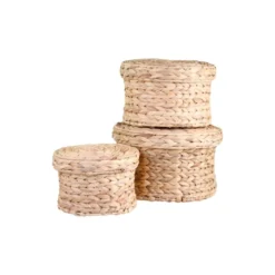 Chic Antique Korb mit Deckel 3er-Set