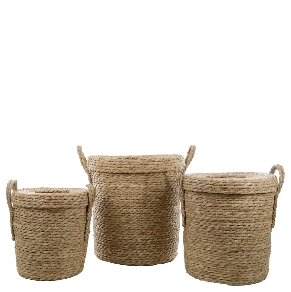 Chic Antique Körbe mit Deckel 3-er Set