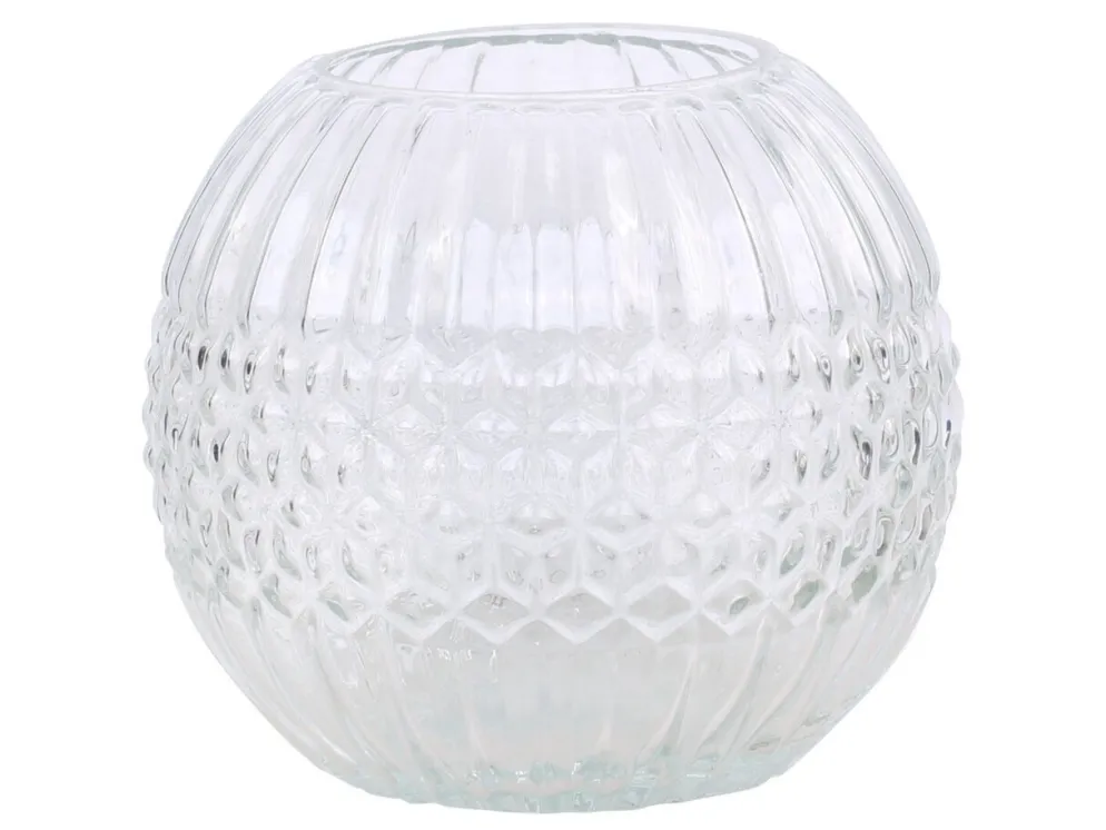 Chic Antique Kugelvase mit Rillen