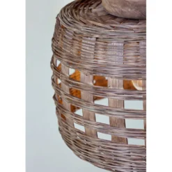 Chic Antique Lampe aus Rattangeflecht 2
