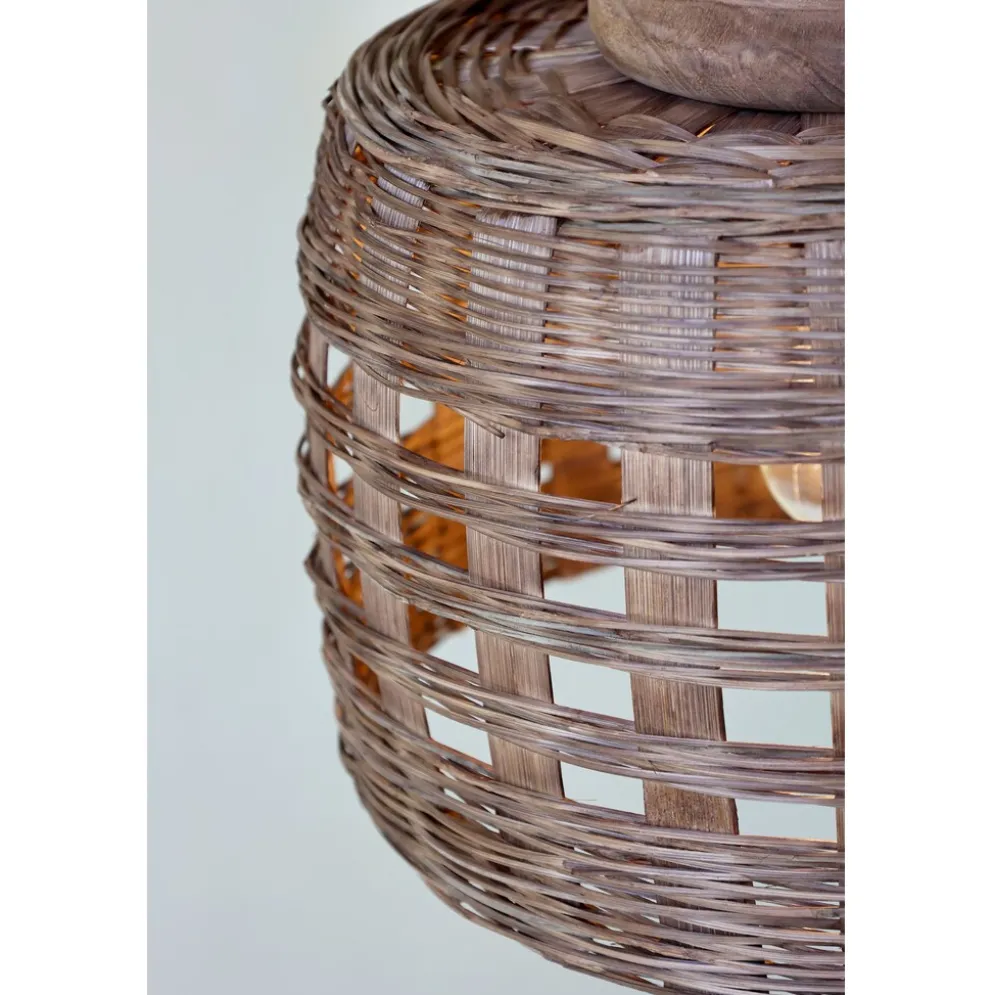 Chic Antique Lampe aus Rattangeflecht 2