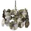 Chic Antique Lampe mit Blumen Dekor
