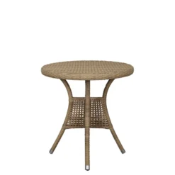 Chic Antique La Rochelle Bistrotisch – Geflochten
